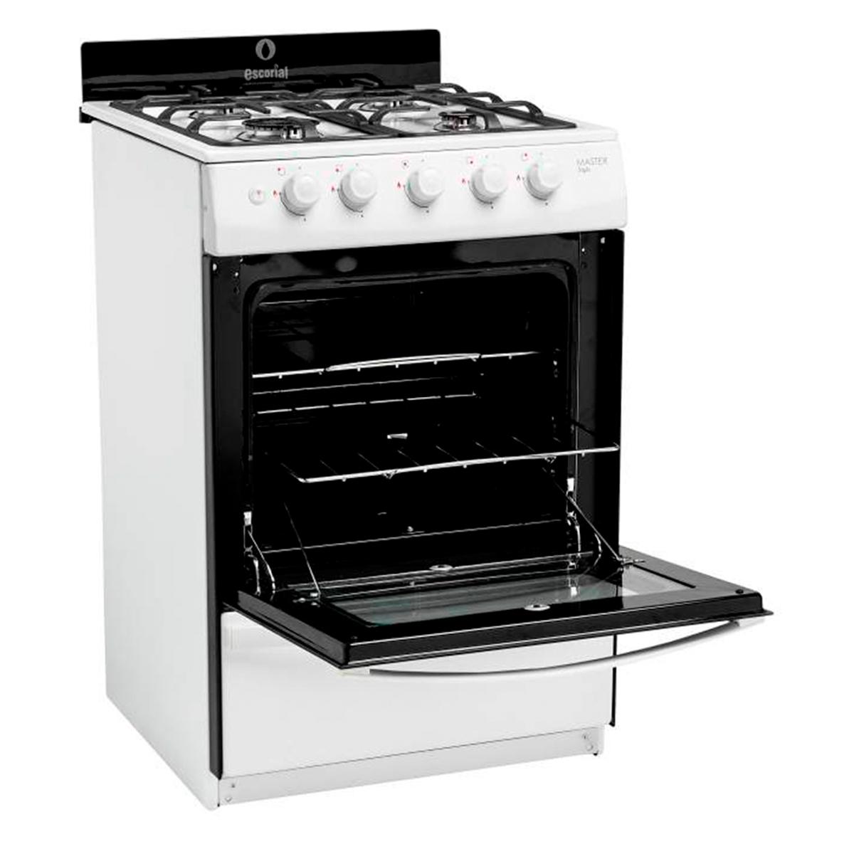 Cocina Multigas 56Cm Escorial Master Style Blanca